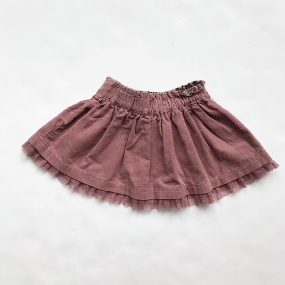 Zara mauve corduroy skirt EUC 3-6 months - Picture 5 of 5